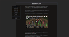Desktop Screenshot of duellist.net